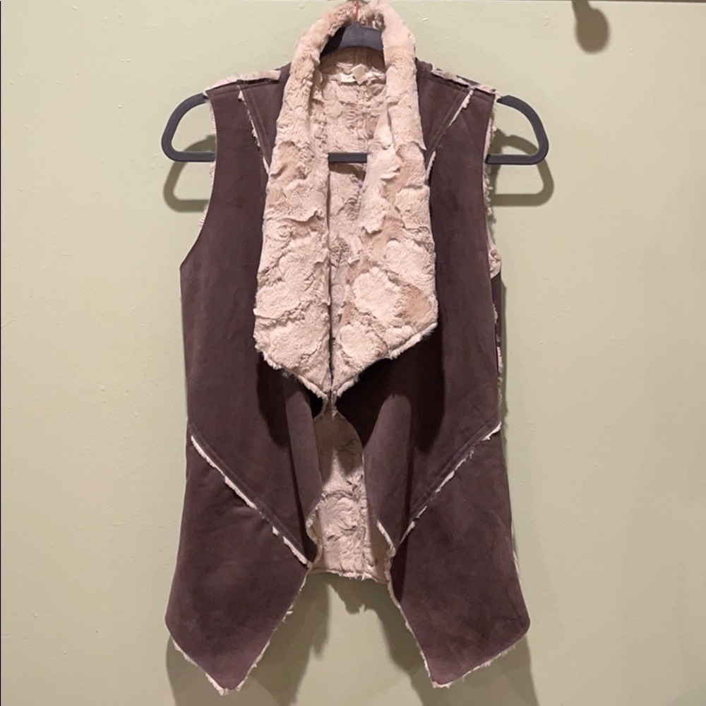 Soft faux fur vest